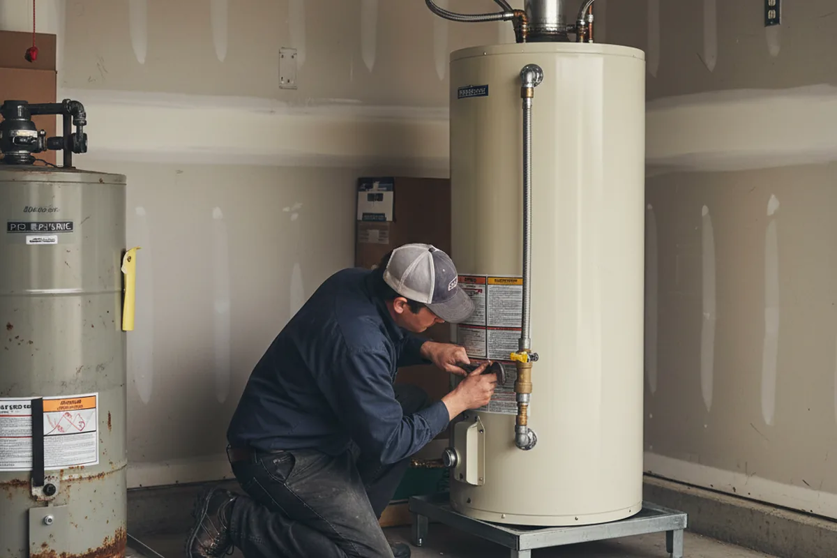 Water heater and shutoff valve replacement in Eustis